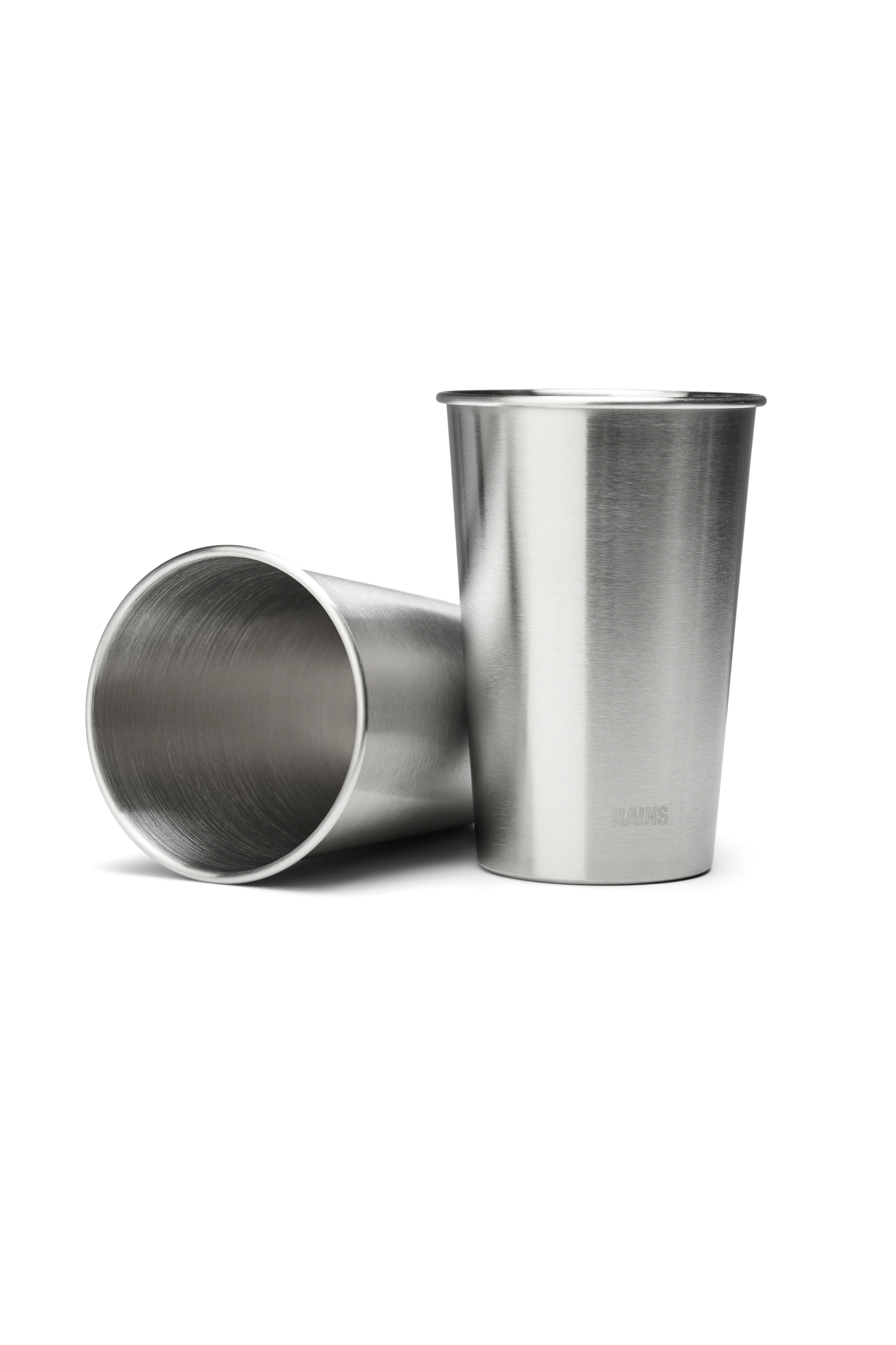 Stainless Steel 2-Pack Cups 500ml
