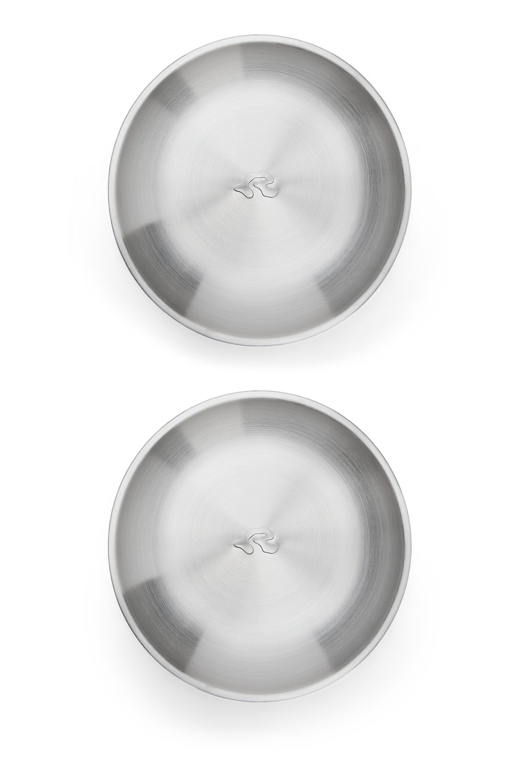 Stainless Steel 2-Pack Deep Plates
