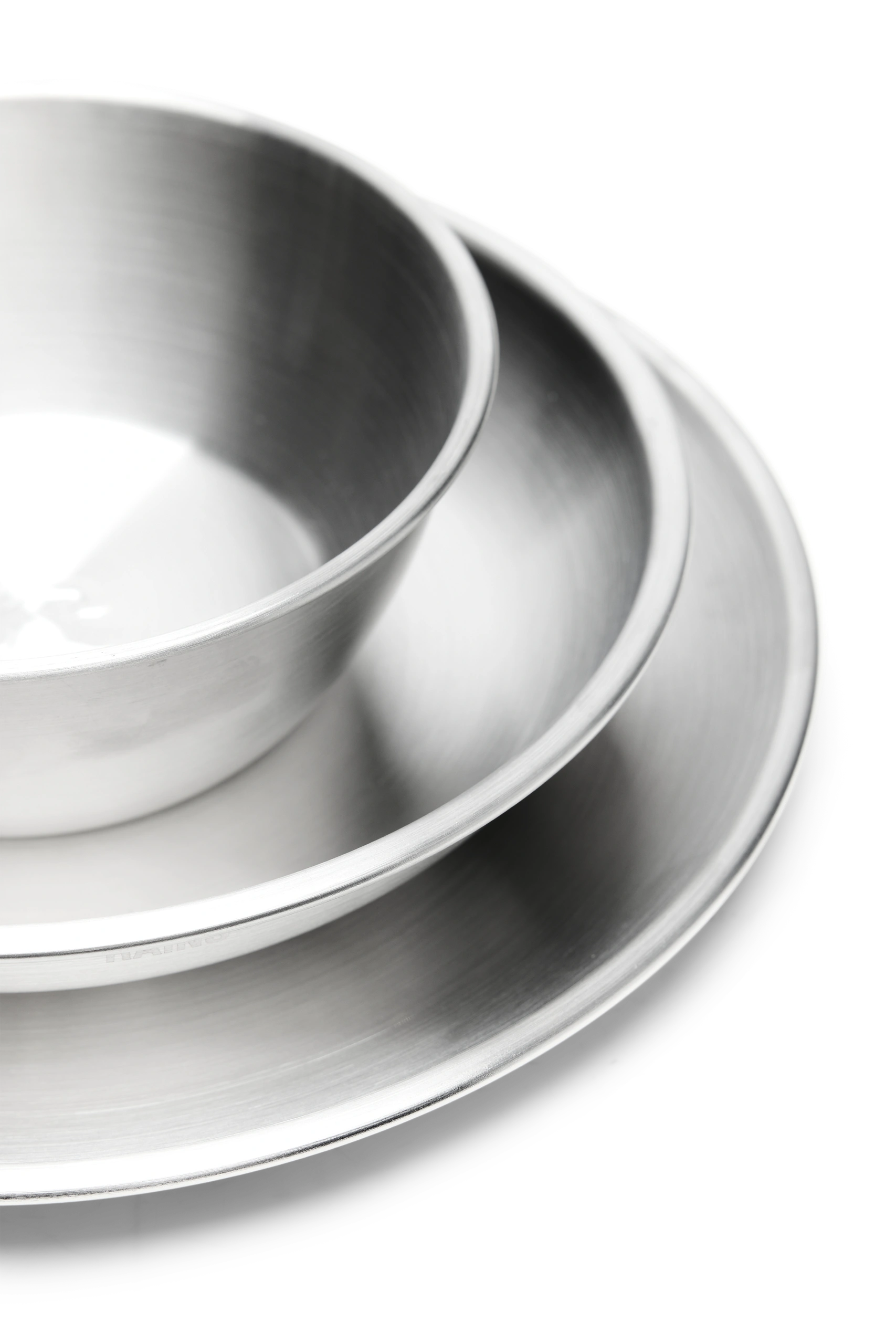 Stainless Steel 2-Pack Deep Plates